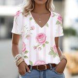 Vintage Floral Print T-Shirt