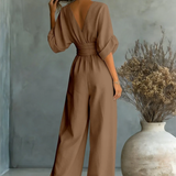 Victoria | Effortless V-Neck Jumpsuit