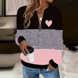 Vintage Colour Block Sweatshirt