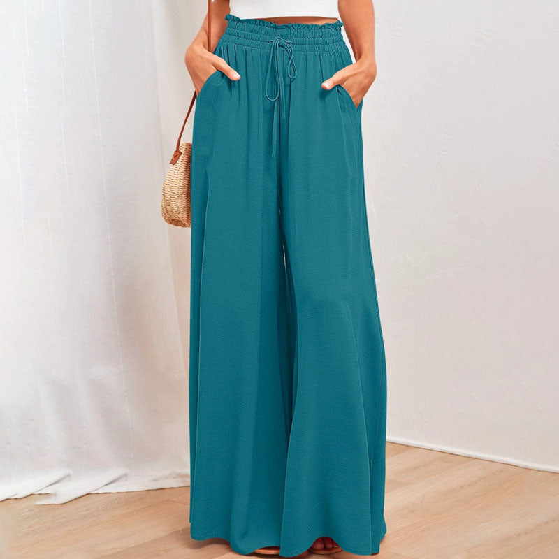 Casual Wide-Leg Trousers