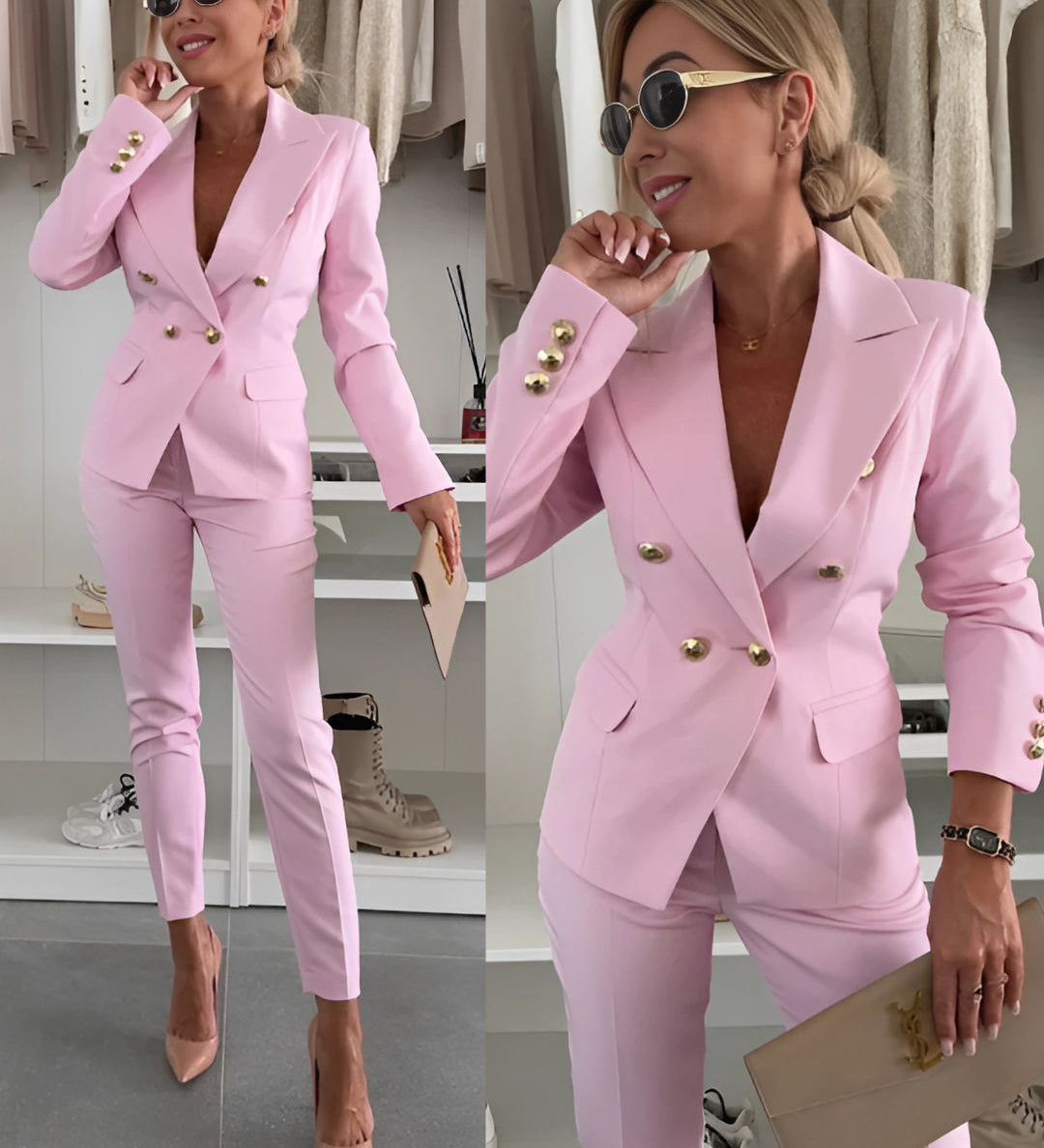 ISMAY | REFINED DOUBLE-BREASTED SUIT