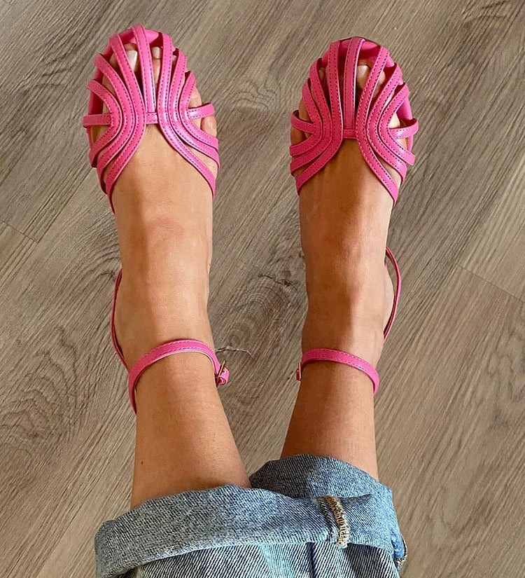Vicenta™ | Heeled Sandals with Jewel Detail