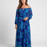 Aspen | Off Shoulder Floral Maxi Dress