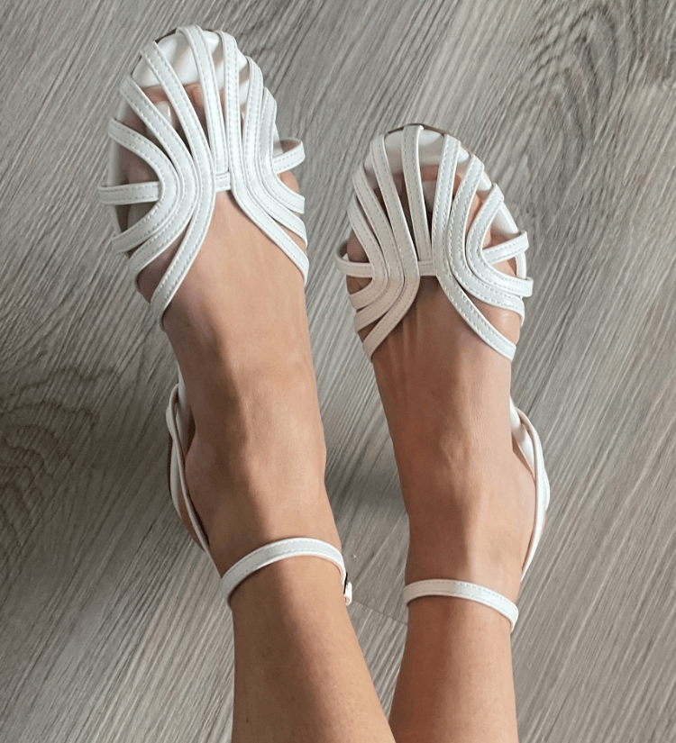 Vicenta™ | Heeled Sandals with Jewel Detail