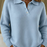 HAYDEN | SOFT KNIT POLO SWEATER