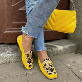 Assunta - Moccasins with Animal Print