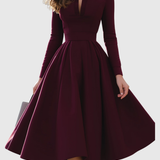 Lucy | V-NECK MIDI DRESS