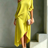 Clara | Elegant Asymmetric Dress