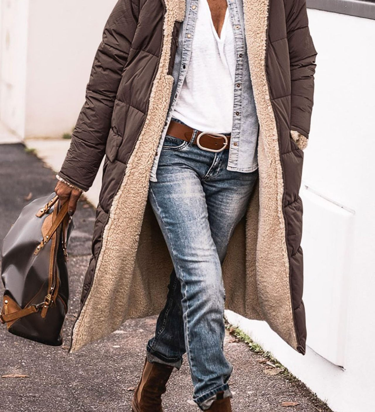 CELIA | REVERSIBLE WOOL-BLEND COAT