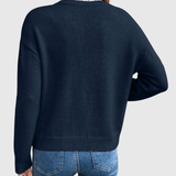 CARENZA | KNITTED SWEATER WITH LACE