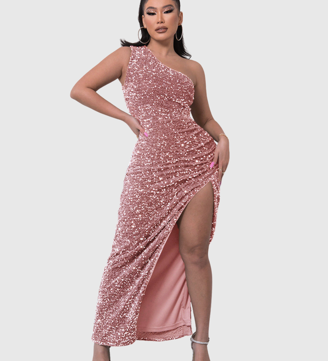 LILLIAN | LUXE ONE-SHOULDER EVENING DRESS