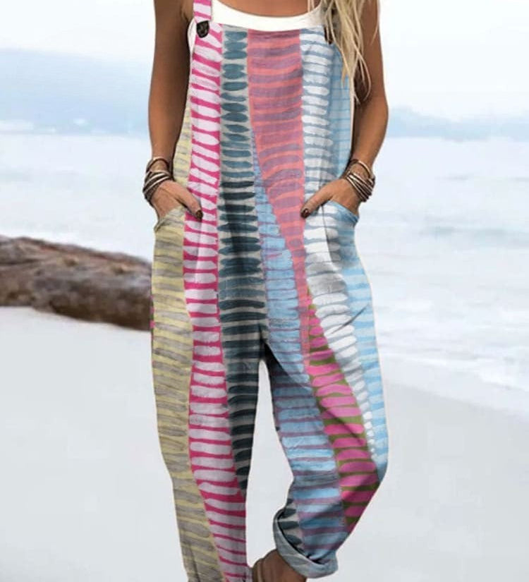 Coastal Rhythm Dungarees