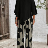 Valeriana™ | Asymmetrical Top and Boho Trouser Set