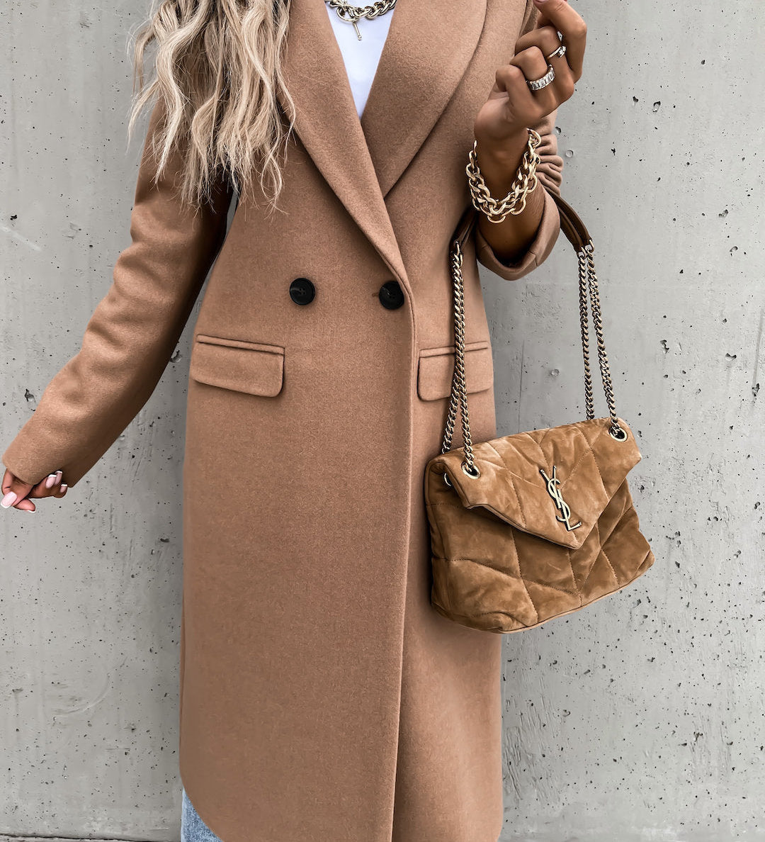 EVELYN - CLASSIC WINTER COAT WITH LAPELS