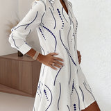 Claudine™ — Elegant and flowing shirt dress