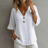 Casual Solid Blouse