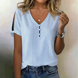 Casual Striped Blouse