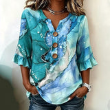 Vintage Gradient Blouse