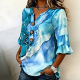 Vintage Gradient Blouse