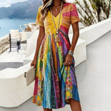 Vintage Colourful Dress