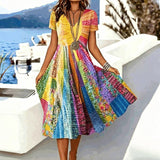 Vintage Colourful Dress