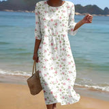 Casual Floral Print Dress