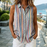Colourful Striped Vest