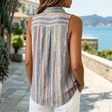 Colourful Striped Vest