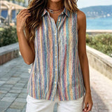 Colourful Striped Vest