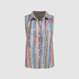 Colourful Striped Vest