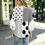 Vintage Polka Dot Blouse