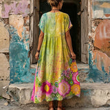 Casual Floral Print Dress