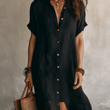 Modern Boho | Effortless Linen Midi Dress
