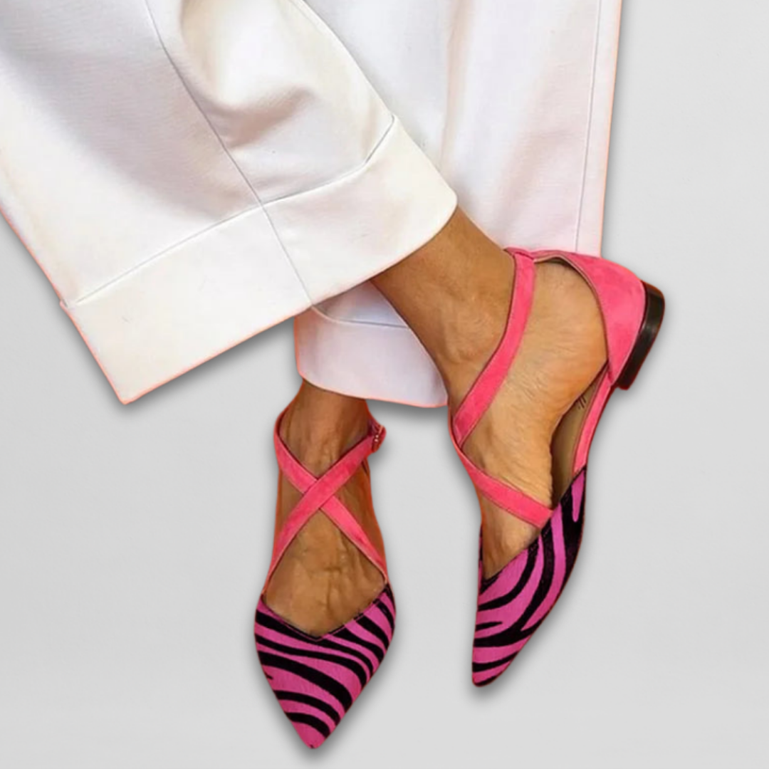 Ornella - Ballet Flats with Straps