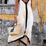 Silvana | Midi Dress in Colour Blocks