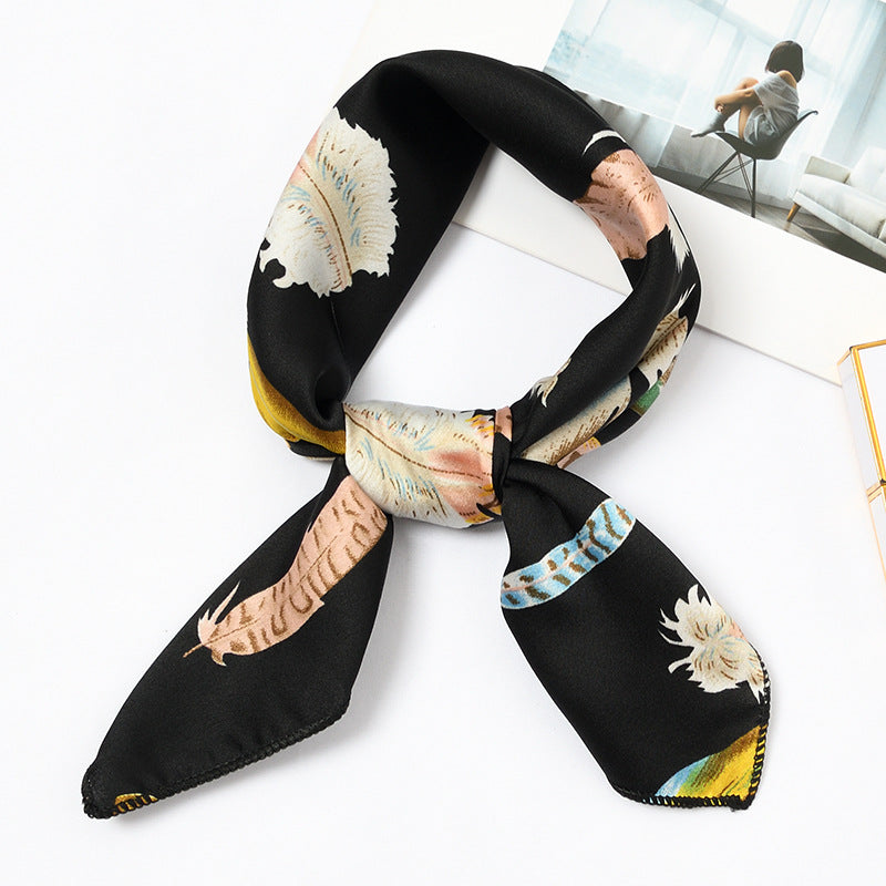 Feather Print Scarf
