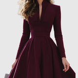Lucy | V-NECK MIDI DRESS