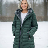 Clair | Fluffy coat lined with fleece