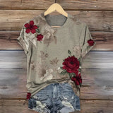 Vintage Floral Print T-Shirt