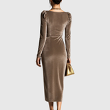 Ayoni | Elegant Velvet Dress
