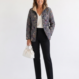 OLIVIA | Quilted Jacket with Dried Flowers Nathalie
