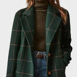 Elena – Classic Check Coat