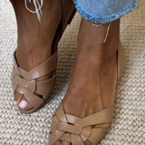 Amparo™ | Woven Flat Sandals