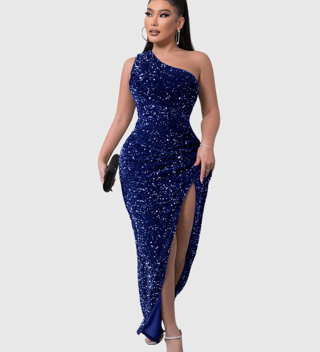LILLIAN | LUXE ONE-SHOULDER EVENING DRESS