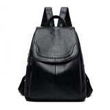 PHOEBE | SECURE LEATHER BACKPACK