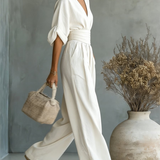 Victoria | Effortless V-Neck Jumpsuit