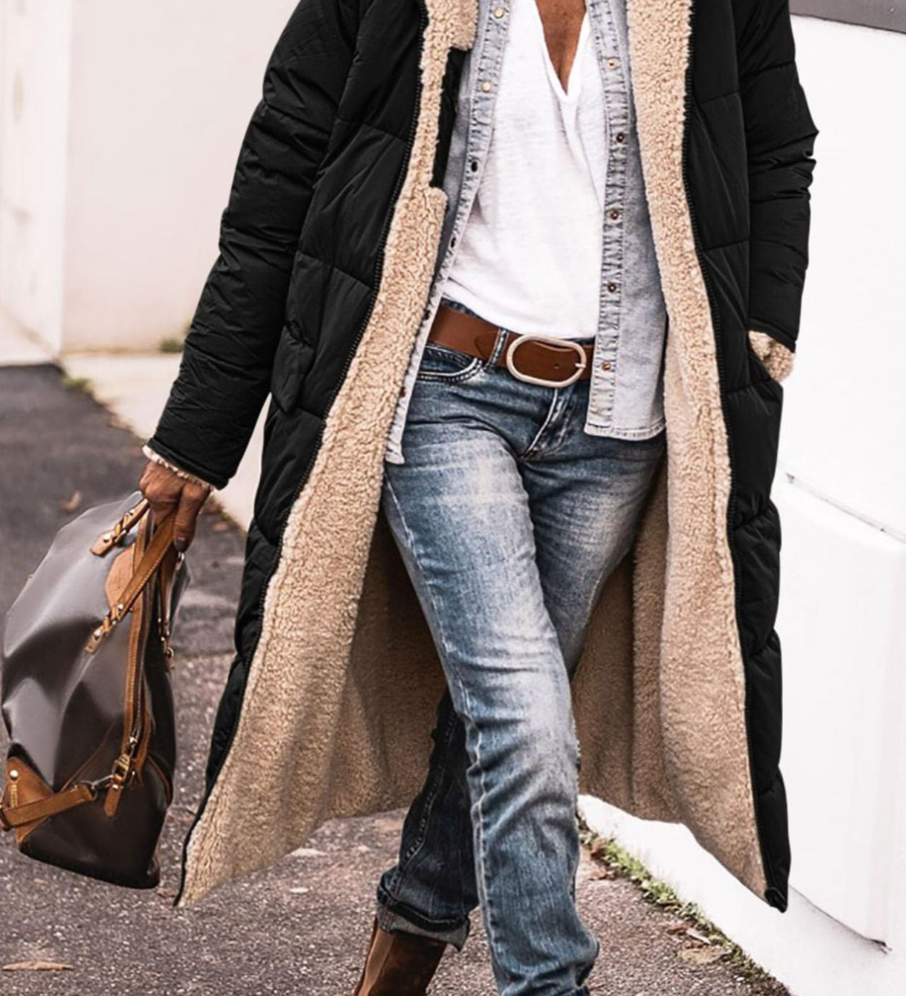 CELIA | REVERSIBLE WOOL-BLEND COAT