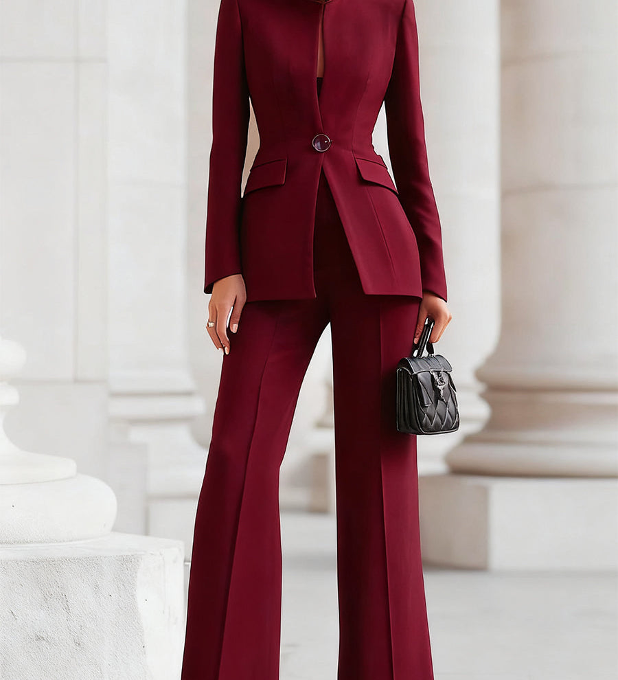 ADRIELLE | ELEGANT BLAZER & TROUSER SUIT SET