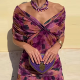 Eloísa™ | Long Floral Chiffon Dress