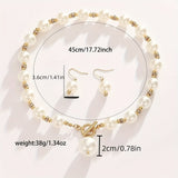 Chunky Pearl Necklace Set